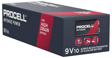 Duracell Procell Intense MN1604 9V-os elem 9 V 10 db 4. kép