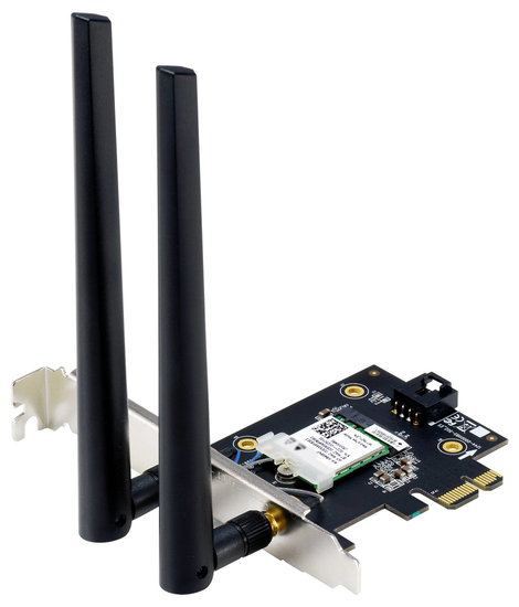 Asus PCE-BE6500 WLAN-/Bluetooth® adapter 2880 MBit/s PCIe 3.0 x1 2. kép