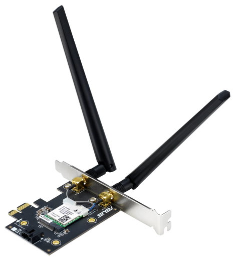 Asus PCE-BE6500 WLAN-/Bluetooth® adapter 2880 MBit/s PCIe 3.0 x1 4. kép