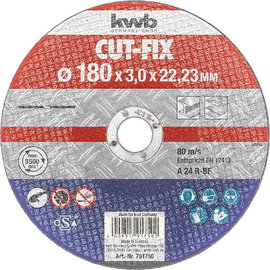 kwb 791750 Vágótárcsa, egyenes 180 mm 1 db Fém