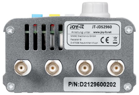 Joy-it JDS-2960-60MHz Akkus függvénygenerátor, Hálózatról működő függvénygenerátor , Jelgenerátor 0 4. kép