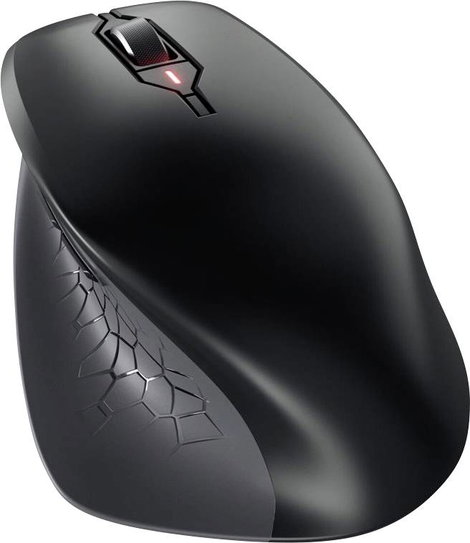 CHERRY MSW Stream Comfort WLAN egér Rádiójel vezérlésű Optikai Fekete 6 Gombok 4000 dpi Ergonómikus,