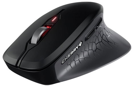 CHERRY MSW Stream Comfort WLAN egér Rádiójel vezérlésű Optikai Fekete 6 Gombok 4000 dpi Ergonómikus, 6. kép