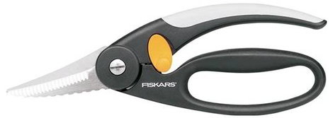 Fiskars 1003032 Háztartási olló Balkezes, Jobbkezes 220 mm Fekete