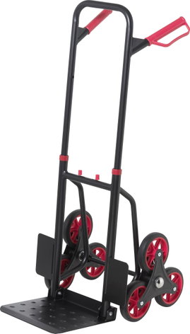 TOOLCRAFT TO-9650166 Lépcsőjáró kocsi Összehajtható, Állítható magasság Acél Terhelés (max.): 150 kg