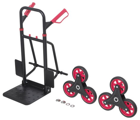 TOOLCRAFT TO-9650166 Lépcsőjáró kocsi Összehajtható, Állítható magasság Acél Terhelés (max.): 150 kg 3. kép