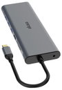 Akasa USB-C® dokkoló állomás USB Type-C 14-In-1 Dock Alkalmas (márka): univerzálny Beépített kártyao 4. bélyegkép