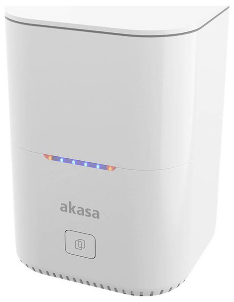 Akasa DuoDock MX M.2 SSD ház USB-C® (USB 3.2 Gen 2) 10 GBit/s M.2 PCIe NVMe 2242, 2260, 2280 AK-DK09