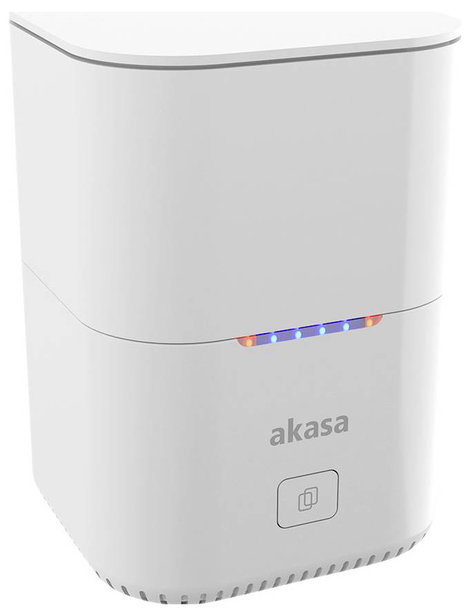 Akasa DuoDock MX M.2 SSD ház USB-C® (USB 3.2 Gen 2) 10 GBit/s M.2 PCIe NVMe 2242, 2260, 2280 AK-DK09 2. kép