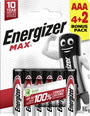 Energizer Mikroelem Max Alkáli mangán 1.5 V 6 db bélyegkép