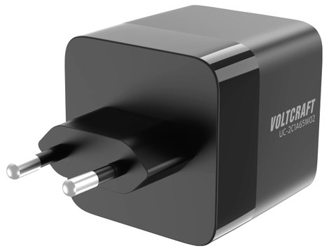 VOLTCRAFT UC-2C1A65W02 USB-s töltőkészülék Kimeneti áram (max.) 3 A USB-C®, USB-A Kimenetek száma: 3 4. kép