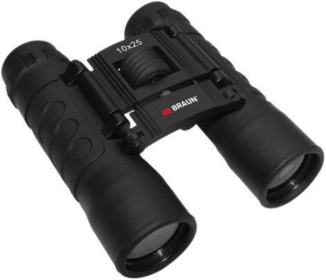 Braun Phototechnik Távcső 20122 10 x 25 mm Tetőélprizmás Fekete 20122