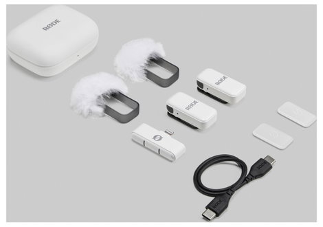 Rode Wireless Micro Lightning White Vezeték nélküli mikrofon készlet 3. kép