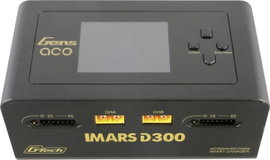 Gens ace Imars D300 Modell töltő 16 A LiPolimer, Lítiumion, LiHV, LiFePO, NiMH kettős töltőkimenet, 