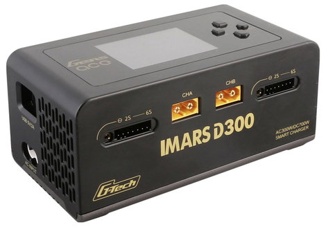 Gens ace Imars D300 Modell töltő 16 A LiPolimer, Lítiumion, LiHV, LiFePO, NiMH kettős töltőkimenet, 2. kép