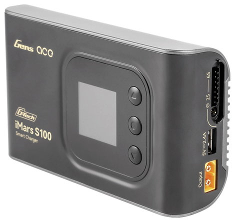 Gens ace Imars S100 Modell multifunkciós töltő 10 A LiPolimer, Lítiumion, LiHV, LiFePO, NiMH Akkufel 2. kép