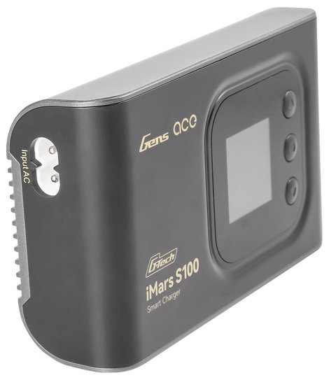 Gens ace Imars S100 Modell multifunkciós töltő 10 A LiPolimer, Lítiumion, LiHV, LiFePO, NiMH Akkufel 3. kép