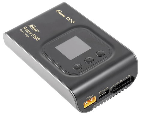 Gens ace Imars S100 Modell multifunkciós töltő 10 A LiPolimer, Lítiumion, LiHV, LiFePO, NiMH Akkufel 5. kép