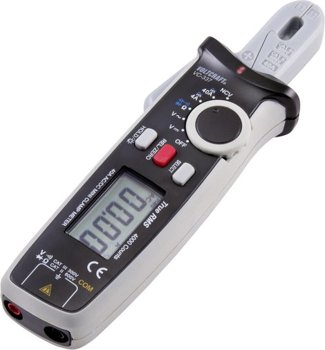 Digitális lakatfogó kapcsolószekrényhez CAT III 300 V CAT II 600 V 4000 digit Voltcraft VC-337 3. kép