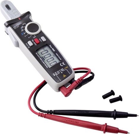 Digitális lakatfogó kapcsolószekrényhez CAT III 300 V CAT II 600 V 4000 digit Voltcraft VC-337 6. kép