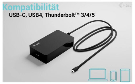 i-tec CHARGER-C140W Tápegység / tápellátás 140 W 5 V, 9 V, 12 V, 15 V, 20 V, 28 V 7. kép