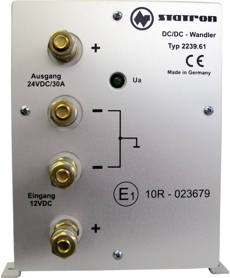 Statron 2239.61 DC/DC gépjármű feszültségváltó 12 V/DC - 24 V/DC/30 A 720 W 2. kép