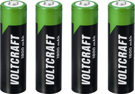 VOLTCRAFT VC-16026010 Ceruzaakku NiMH 1800 mAh 1.2 V 4 db
