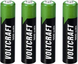 VOLTCRAFT VC-16026040 Mikroakku NiMH 900 mAh 1.2 V 4 db