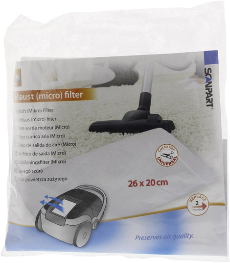 ScanPart Abluftfilter 2684000007 Porszívó kibocsátott levegő szűrő 3. kép
