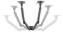 One For All Design Dual black Monitor asztali tartó 33 cm (13) - 81,3 cm (32) Fekete Állítható magas 2. bélyegkép
