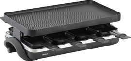 Trisa Supreme 8 Raklett 8 edény, Tapadásmentes bevonat Fekete