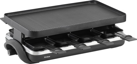 Trisa Supreme 8 Raklett 8 edény, Tapadásmentes bevonat Fekete