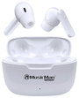 Music Man BT-X63 In Ear headset Bluetooth® Stereo Fehér Headset, Töltőtok, Érintéses vezérlés 3. bélyegkép