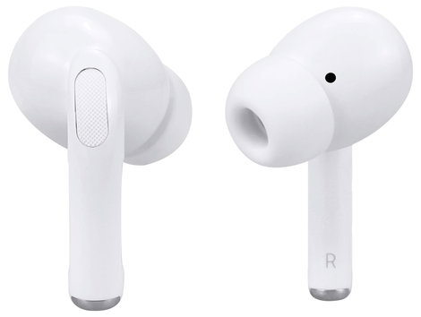 Music Man BT-X72 In Ear headset Bluetooth® Stereo Fehér Noise Cancelling Elemtöltés kijelzés, Headse 3. kép