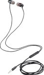 Renkforce RF-IE-JH01 Telefon In Ear headset Vezetékes Fekete (fémes) Távirányító bélyegkép