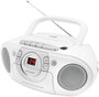 soundmaster SCD5100WE CD-s rádió URH CD, AUX, Kazetta, URH Fehér bélyegkép