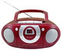 soundmaster SCD5100RO CD-s rádió URH CD, AUX, Kazetta, URH Sötétpiros 2. bélyegkép