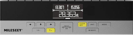 MILESEEY DP20 PRO Lézeres távolságmérő 120 m 2. kép