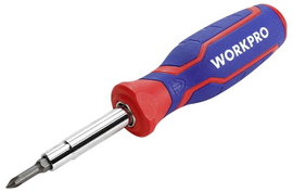 WorkPro Csavarhúzó készlet PH2, 1/4, PH1, 3/16” (4.8 mm)