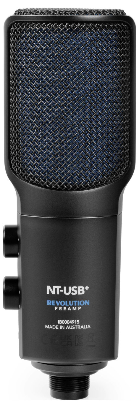 Rode NT-USB+ Álló Kondenzátormikrofon Átviteli mód:USB Állvánnyal, Vezetékkel USB USB Fekete 3. kép