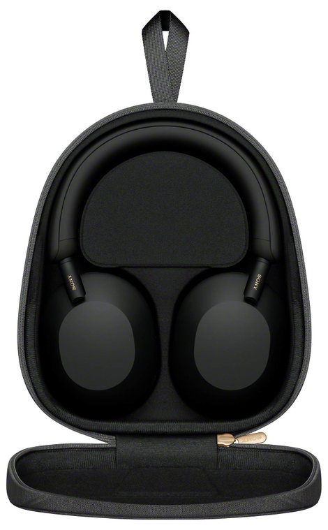 Sony WH-1000XM5 Over Ear headset Bluetooth® Stereo Fekete High-Resolution audio, mikrofon zajelnyomá 7. kép
