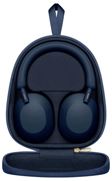 Sony WH-1000XM5 Over Ear headset Bluetooth® Stereo Kék High-Resolution audio, mikrofon zajelnyomás, 5. kép
