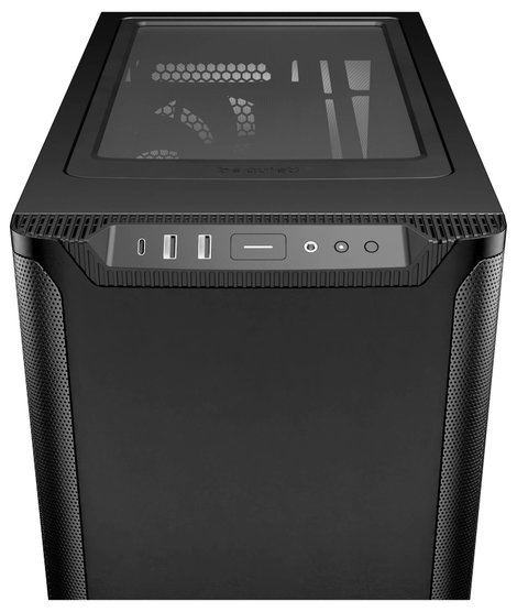 BeQuiet PURE BASE 501 Black Midi torony Számítógép ház Fekete 6. kép