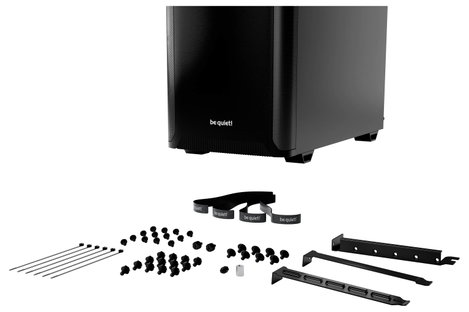 BeQuiet PURE BASE 501 Black Midi torony Számítógép ház Fekete 7. kép