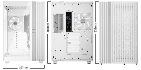 BeQuiet LIGHT BASE 900 FX White Full Tower Számítógép ház Fehér 2. kép