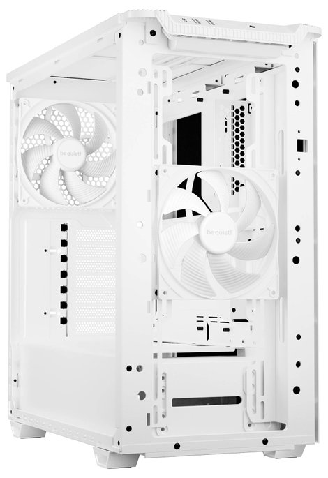 BeQuiet PURE BASE 501 Airflow Window White Midi torony Számítógép ház Fehér 3. kép
