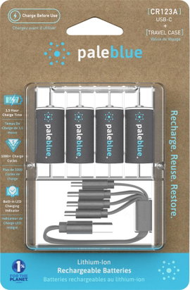 Paleblue Speciális akku CR 123 Lítiumion 3 V 860 mAh