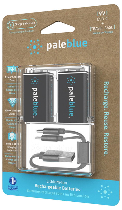 9 V-os akku Paleblue Lítiumion 9 V 500 2 db 5. kép