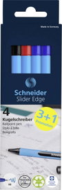 Schneider Schreibgeräte 1 db Kugelschreiber Slider Edge XB 4er Kartonetui, 3+1 Aktion 152271 Golyóst bélyegkép