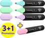 Schneider Schreibgeräte Szövegjelölő Textmarker Job pastel 4er Etui sortiert, 3+1 Aktion 115074 1 db bélyegkép